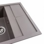 Гранітна мийка для кухні Platinum 6550 LOTOS матова Дюна