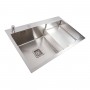 Кухонна мийка 78*50С L нержавійка Platinum Handmade (поглиблена полиця)