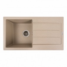 Гранітна мийка для кухні Platinum 7843 SOLID матовий Сафарі