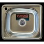 Кухонна мийка з нержавіючої сталі Platinum 4842 ДЕКОР (0,6/160 мм)