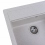 Гранітна мийка для кухні Platinum 5751 NIKA глянець Топаз