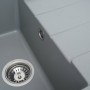 Гранітна мийка для кухні Platinum 6550 INTENSO матова Сірий мусон