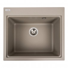Гранітна мийка для кухні Platinum 5852 VESTA матовий Титан