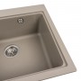 Гранітна мийка для кухні Platinum 5852 VESTA матовий Титан