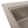 Гранітна мийка для кухні Platinum 5852 VESTA матовий Титан