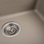 Гранітна мийка для кухні Platinum 5852 VESTA матовий Титан