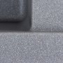 Гранітна мийка для кухні Platinum 6550 LOTOS матовий Сірий Мусон