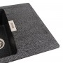 Гранітна мийка для кухні Platinum 6250 ZIRKONE матовий графіт