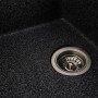 Гранітна мийка для кухні Platinum 6250 ZIRKONE матовий графіт