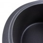 Гранітна мийка для кухні Platinum 5847 ONYX матовий Моріон