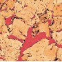Пробковые обои HAWAI RED