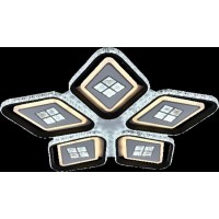 Люстра світлодіодна акрілова Sirius C7054/5B WH+BK (270W)