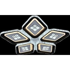 Люстра світлодіодна акрілова Sirius C7054/5B WH+BK (270W)