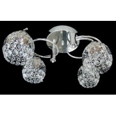 Люстра Sirius Ю 9782B/4 CR (на 4 плафони)