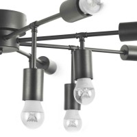 Люстра металева виробництво Sirius PR 1058/16 (чорний)