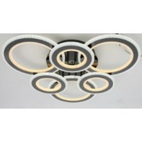 Люстра світлодіодна акрілова Sirius N 6600D-3+3 BK