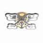 Люстра світлодіодна акрилова Sirius B YH237/5 110W+16W