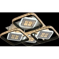 Люстра світлодіодна акрілова Sirius C7050/4A WH+BK (224W)