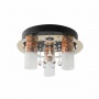 Люстра світлодіодна космос Sirius N 8080-3 (BK+GD)
