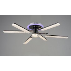 люстра світлодіодна акрилова Sirius B YH1008/6 GD+BK 76W