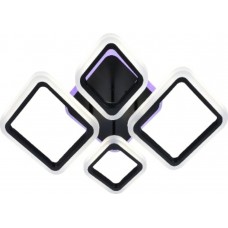 Люстра світлодіодна акрілова Sirius LI8822/2+2 BK (RGB) 88W+8W
