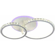 Люстра світлодіодна акрілова Sirius DK5864/2 WH (RGB) 116W+6.5W