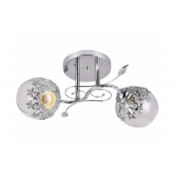 Люстра декоративна Sirius Ю 9162/2 CR на 2 плафони