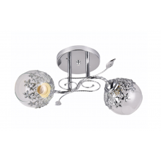 Люстра декоративна Sirius Ю 9162/2 CR на 2 плафони