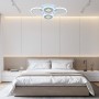 Люстра світлодіодна акрілова Sirius LI8860/4A WH (RGB) 92W+7W