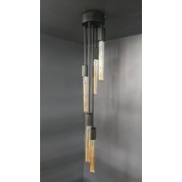 Люстра металева виробництво Sirius PR 1061/5 (чорний)