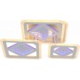 Люстра світлодіодна акрілова Sirius LI8885/3A WH (BL+YL) 98W+42W