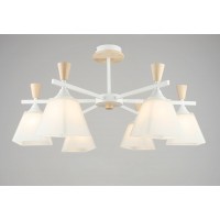 Люстра декоративна Sirius B N5663/6 WT+WOOD