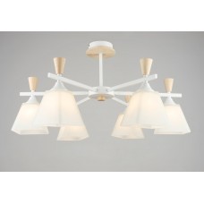 Люстра декоративна Sirius B N5663/6 WT+WOOD