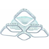 Люстра світлодіодна акрілова Sirius DK5862A/3+3 WH (RGB) 264W+8W