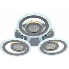 Люстра світлодіодна акрілова Sirius LI8889/3B CR (BL+YL) 72W+24W