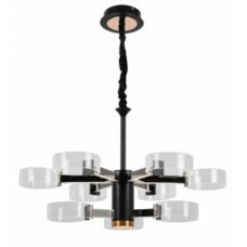 Світлодіодні акрилові люстра Sirius N 3705-8 BLACK+GD