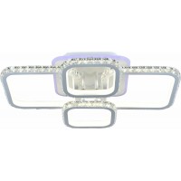 Люстра світлодіодна акрілова Sirius DK5858/4 WH (RGB) 200W+8W