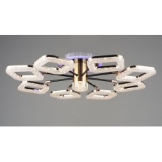 Люстра світлодіодна акрилова Sirius B YH1003/8 BK+GD 80W