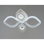 Люстра світлодіодна акрілова Sirius B YH389/2+2 (96W+12W)