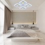 Люстра світлодіодна акрілова Sirius LI8859/4B WH (120W)