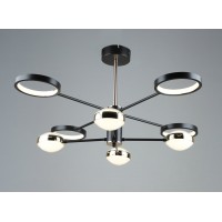 Люстра світлодіодна акрилова Sirius B YH872/4+4 COFFEE+GD