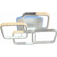 Люстра світлодіодна акрілова Sirius C7079/4B WH (RGB) 120W+8W