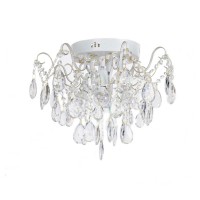 Люстра кришталева Sirius XE4028/4-400 (WH+GOLD PN)