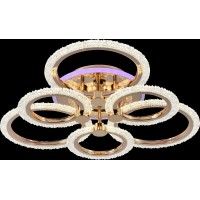 Люстра світлодіодна акрілова Sirius LI8879/3+3A FGD (RGB) 108W+8W