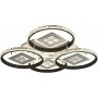 Люстра світлодіодна акрілова Sirius C7053/4 WH+BK (224W)