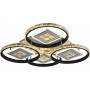 Люстра світлодіодна акрілова Sirius C7053/4 WH+BK (224W)