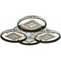 Люстра світлодіодна акрілова Sirius C7053/4 WH+BK (224W)