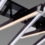 Люстра світлодіодна акрилова Sirius B YH993/6 GRAY