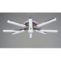 Люстра світлодіодна акрилова Sirius B YH1005/8 GD+BK 96W