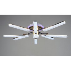 Люстра світлодіодна акрилова Sirius B YH1005/8 GD+BK 96W